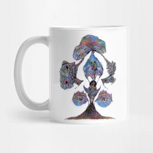 Tree seed from cloud Mug